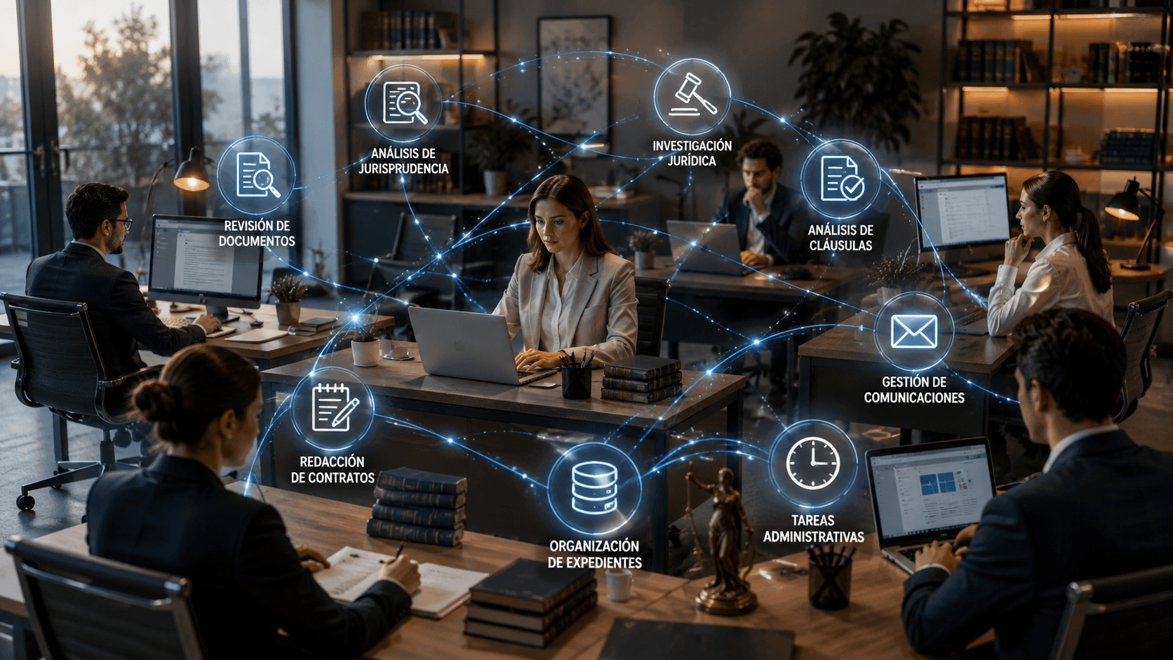7 tareas legales en las que la Inteligencia Artificial te ahorra horas