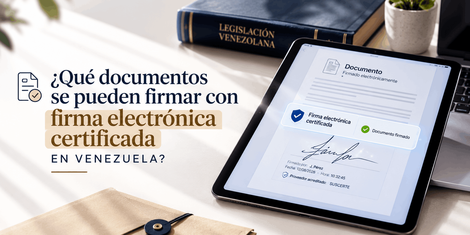 ¿Qué documentos se pueden firmar con firma electrónica certificada en Venezuela?